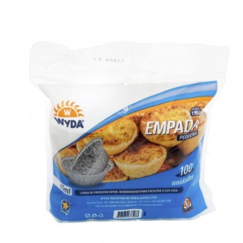 WYDA-FORMA EMPADA ALUMINIO PEQUENA 10PC X 100UN